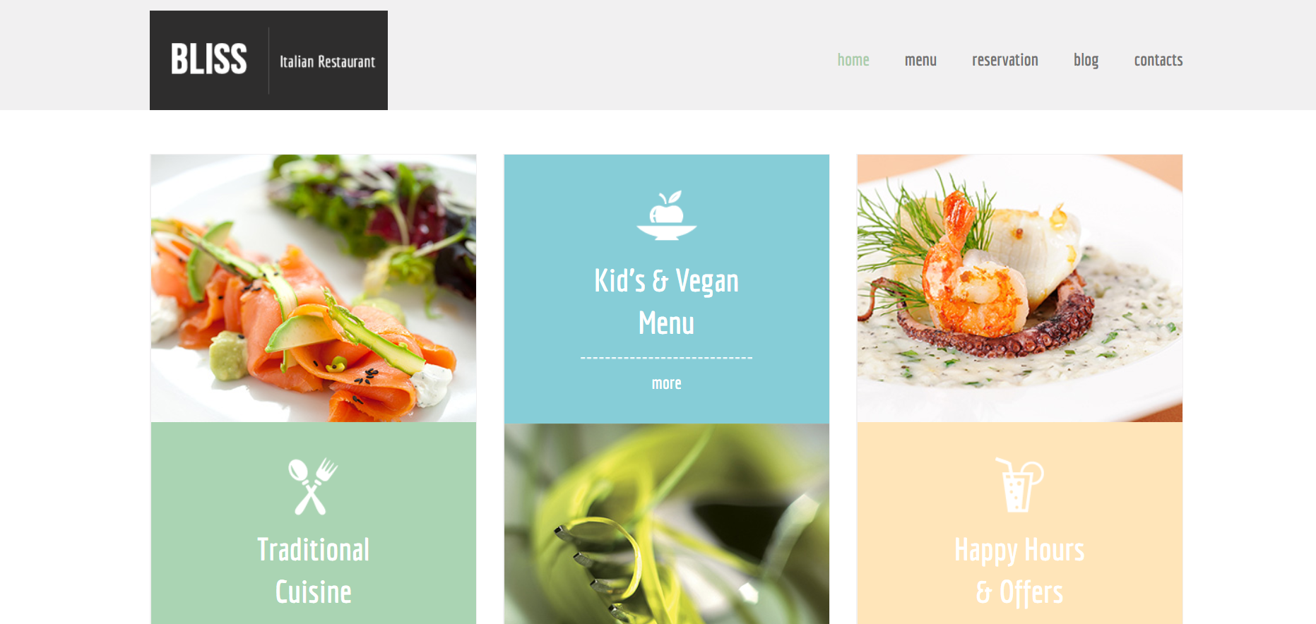 Шаблон сайта Рестораны №11